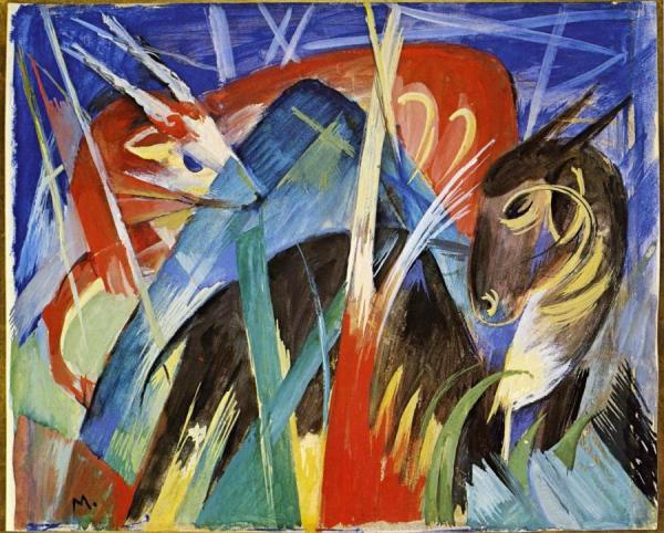 Fairy Animals by Franz Marc