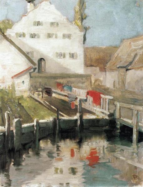 In Indersdorf by Franz Marc