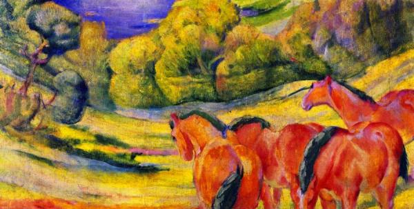 Large Landscape I by Franz Marc
