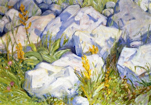 Little Study Of Stones by Franz Marc
