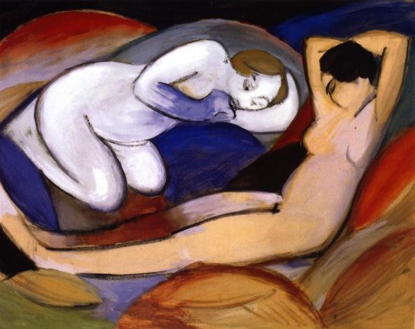 Nudes by Franz Marc