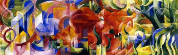 Playing Forms by Franz Marc