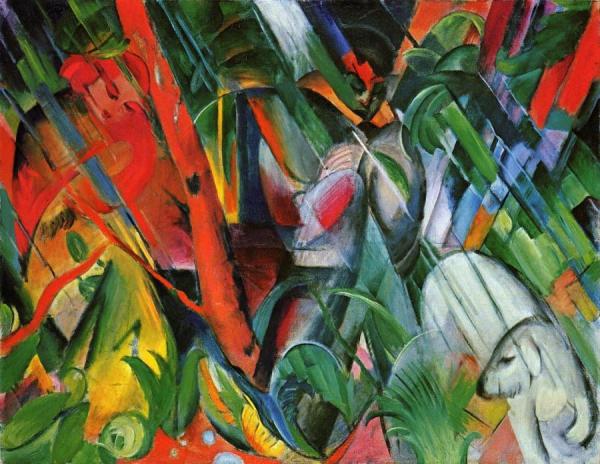Rain by Franz Marc