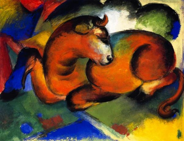 Red Bull by Franz Marc