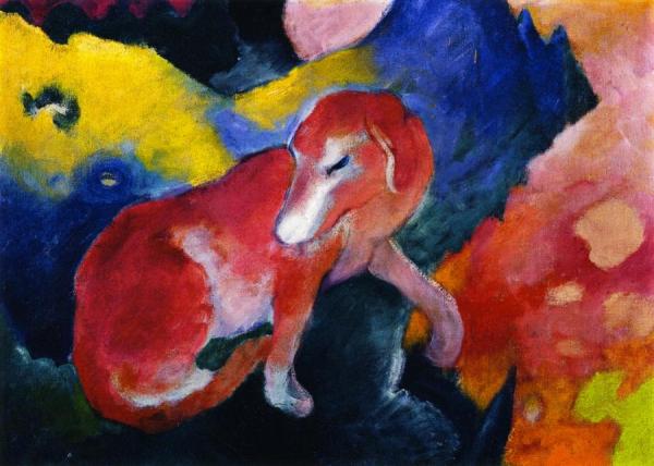 Franz Marc Red Dog