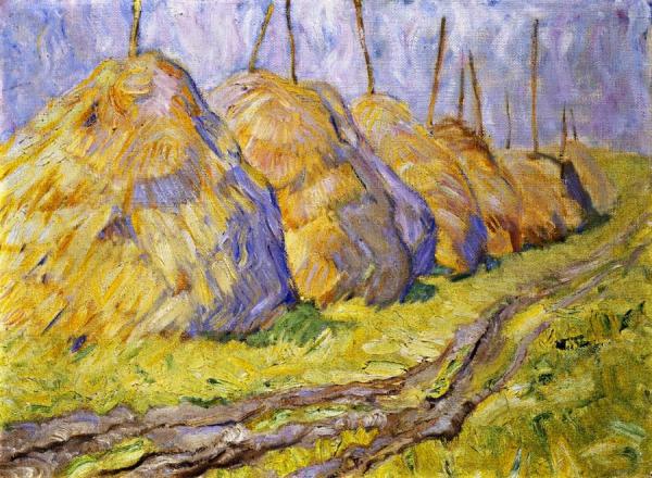 Reed-stacks by Franz Marc