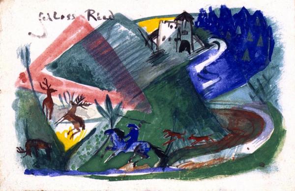 Ried Castle by Franz Marc