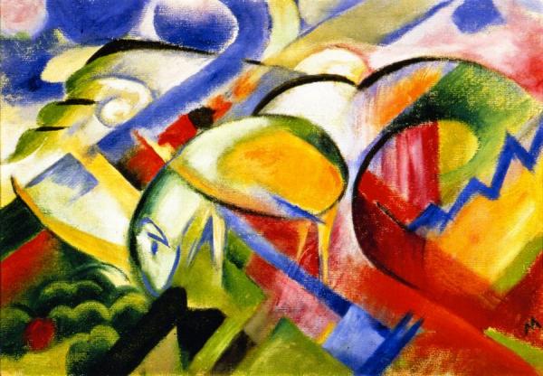 Sheep by Franz Marc