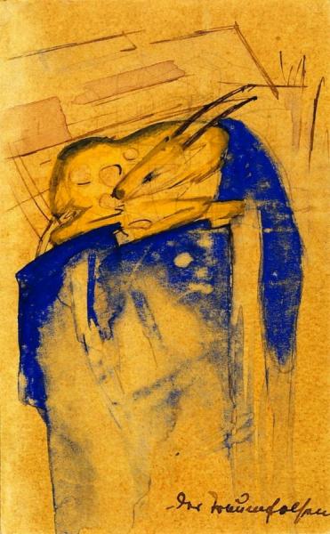 The Dream Rock by Franz Marc