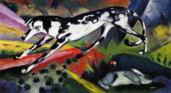 The Fear Of The Hare by Franz Marc