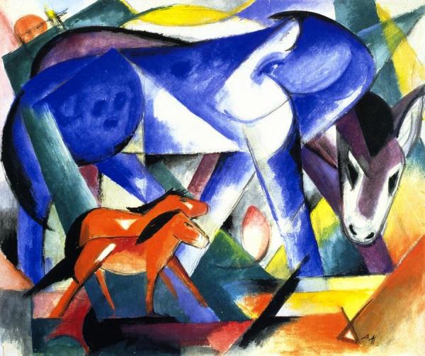 The First Animals by Franz Marc