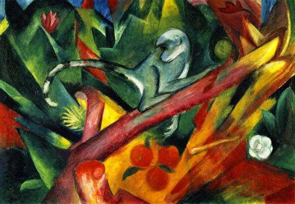 The Little Monkey by Franz Marc