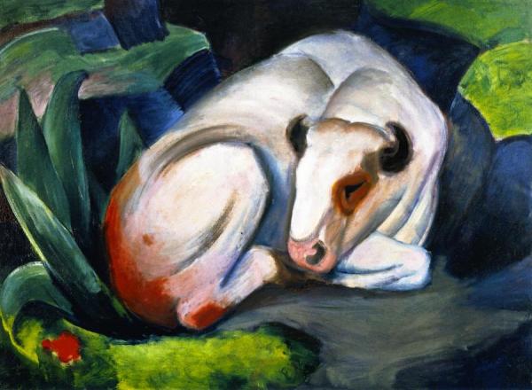 The Steer by Franz Marc