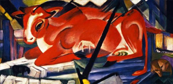 The World-cow by Franz Marc