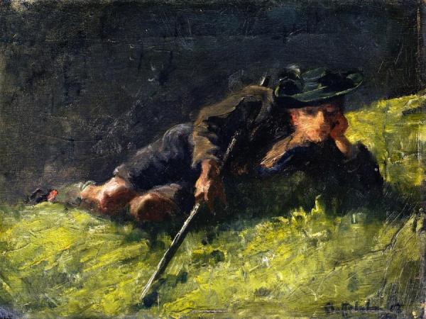 Young Herdsman by Franz Marc