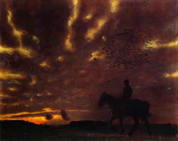 Autumn Evening by Franz Von Stuck