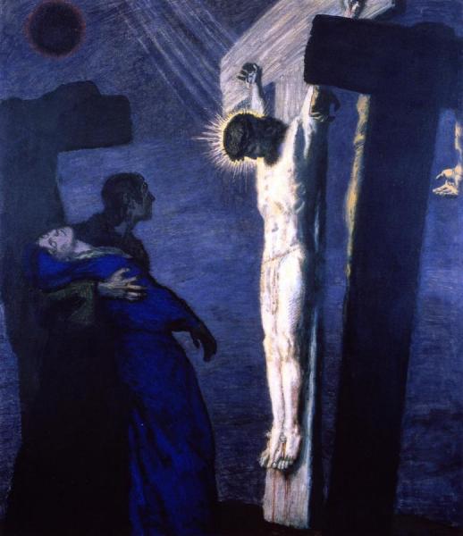 Crucifixion by Franz Von Stuck