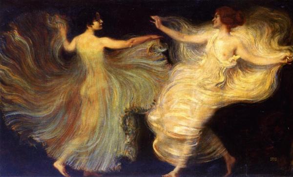 Dancers by Franz Von Stuck