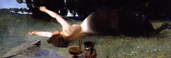 Drunken Cantaur by Franz Von Stuck