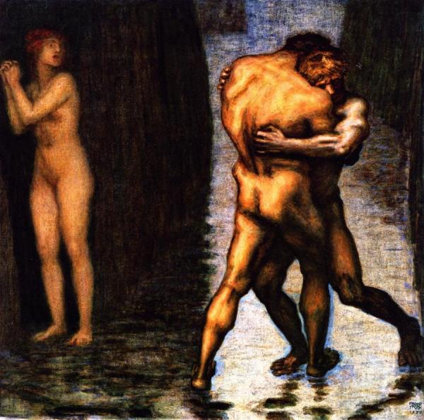 Franz Von Stuck Fight For The Female