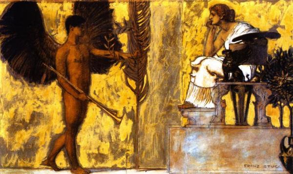 Homage To Painting by Franz Von Stuck