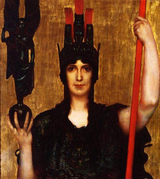 Pallas Athene by Franz Von Stuck