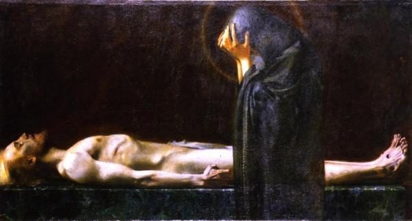 Pieta by Franz Von Stuck