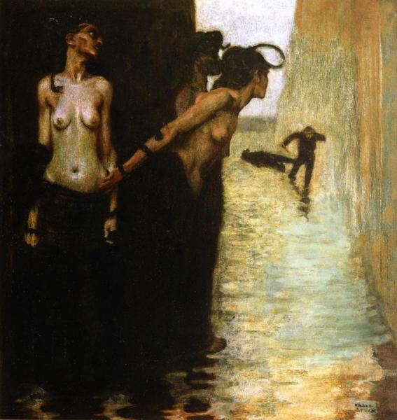 The Murderer by Franz Von Stuck