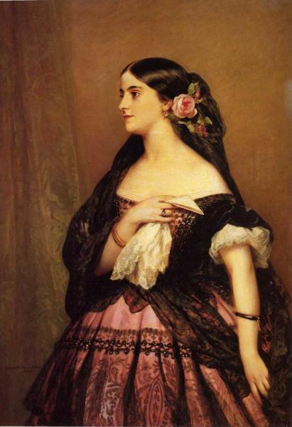 Adelina Patti by Franz Xavier Winterhalter