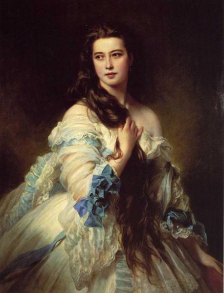 Barbe Dmitrievna Mergassov, Madame Rimsky-korsakov by Franz Xavier Winterhalter
