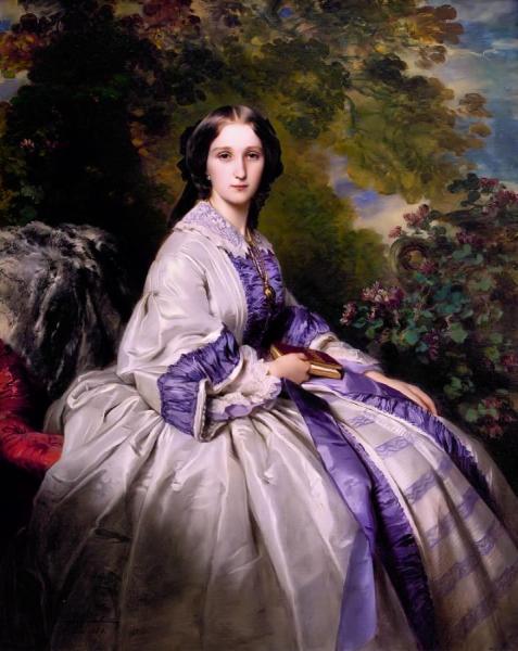 Countess Alexander Nikolaevitch Lamsdorff by Franz Xavier Winterhalter