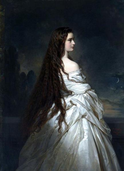 Empress Elisabeth Of Austria by Franz Xavier Winterhalter