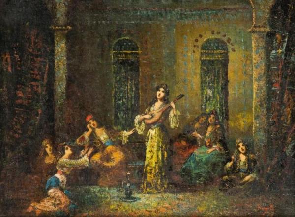 Frédéric Borgella Oriental Dancers And Musicians