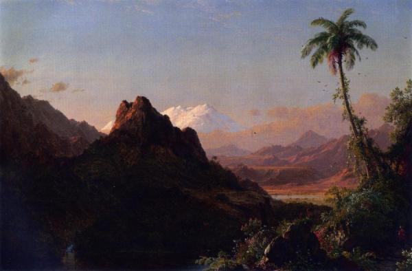In The Tropics by Frederic Edwin Church
