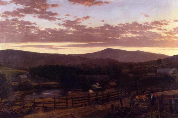 Ira Mountain, Vermont by Frederic Edwin Church