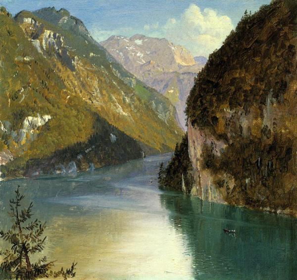 Konigsee, Bavaria by Frederic Edwin Church