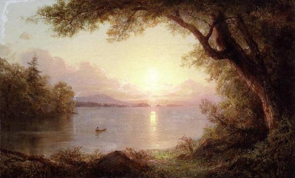 Landscape In The Adirondacks by Frederic Edwin Church