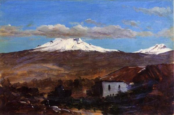 Mount Chimborazo, Ecuador, Shown From Riiobamba by Frederic Edwin Church