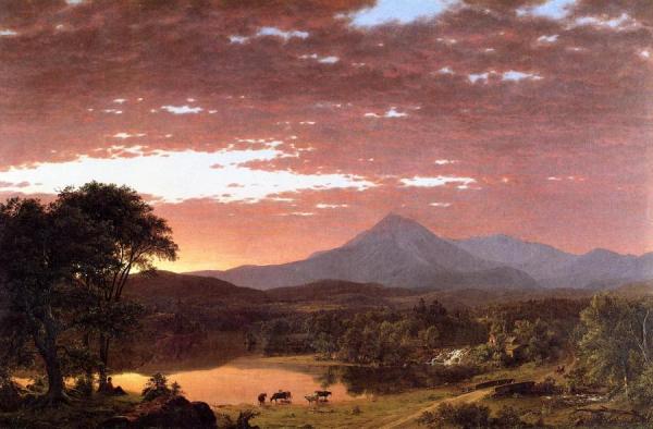 Mount Ktaadn by Frederic Edwin Church