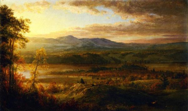 Mountains From The Home Of The Artist by Frederic Edwin Church