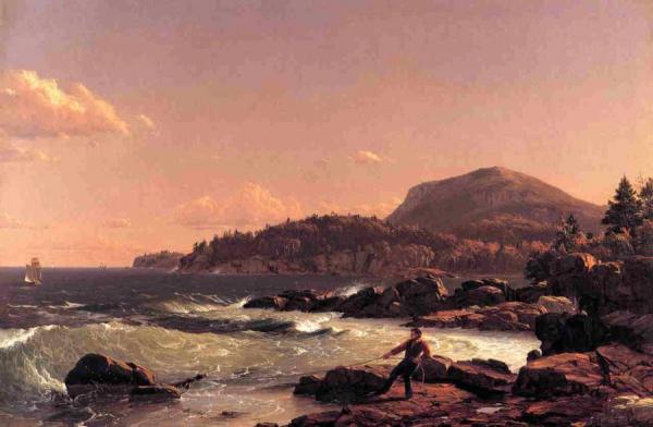 Newport Mountain, Mount Desert by Frederic Edwin Church