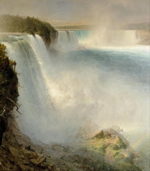 Frederic Edwin Church Niagara Falls From The American Side