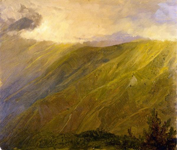 Frederic Edwin Church Ridges In The Blue Mountains, Jamaica