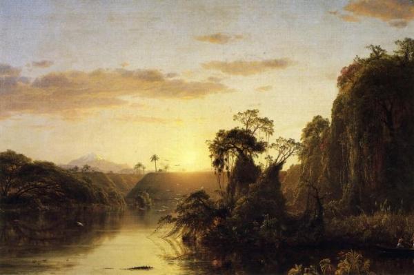 Scene On The Magdalena by Frederic Edwin Church