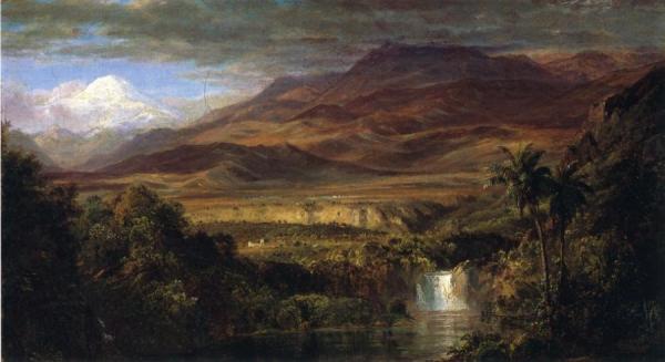 Frederic Edwin Church Study For "the Heart Of The Andes"