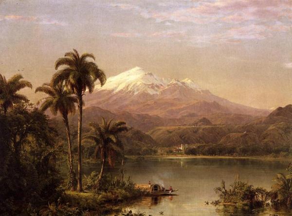 Tamaca Palms by Frederic Edwin Church