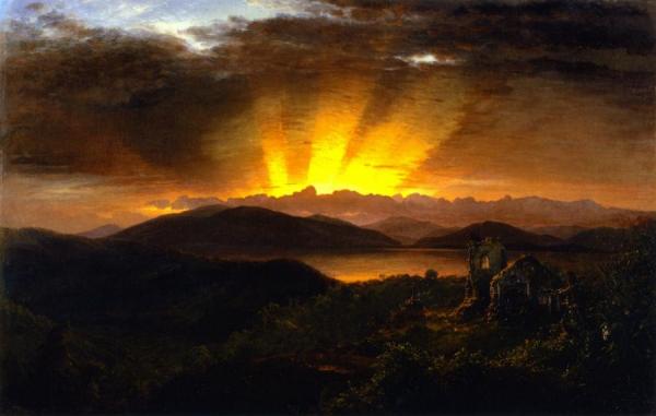 Frederic Edwin Church The After Glow