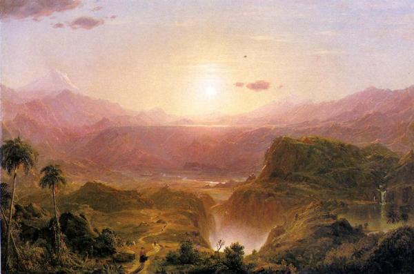 The Andes Of Ecuador by Frederic Edwin Church