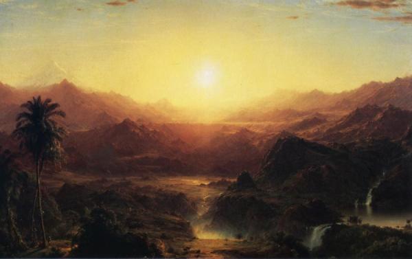 The Andes Of Ecuador by Frederic Edwin Church