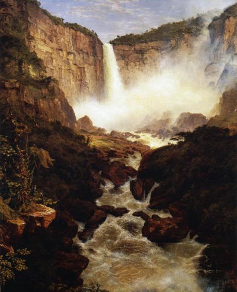 The Falls Of Tequendama, Near Bogota, New Granada by Frederic Edwin Church